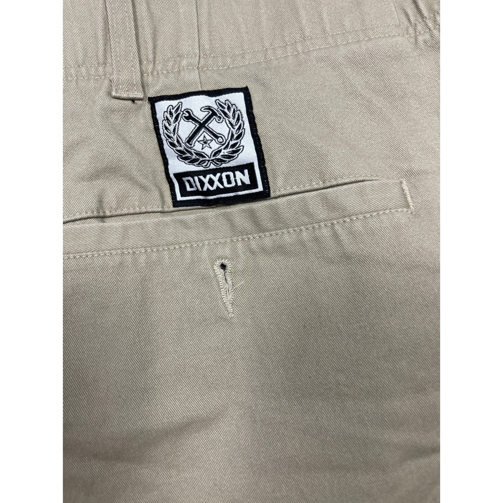 Dixxon‎ D-Flex Mens Khaki Tan Chino Shorts Size 46 Workwear Casual Flex Waist - Picture 3 of 6